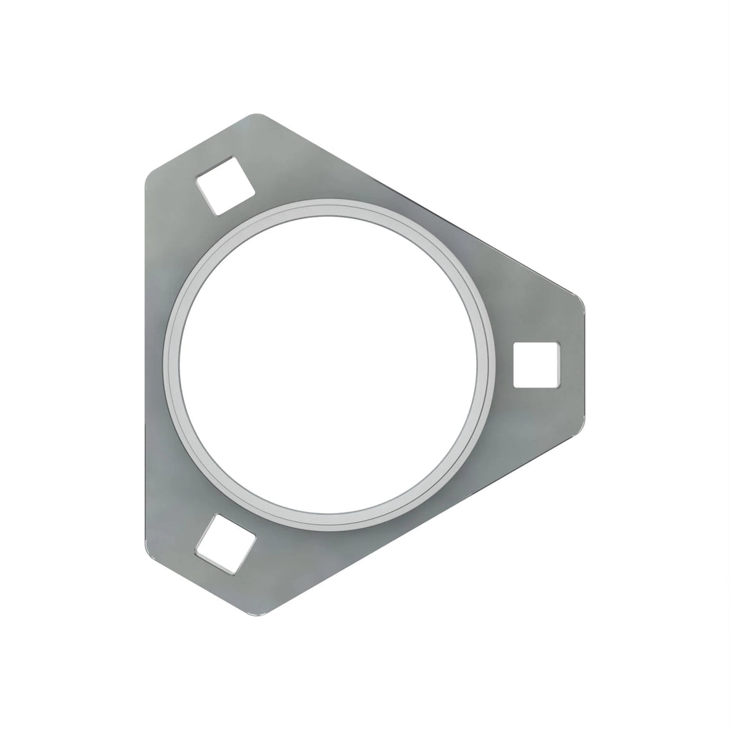 John Deere H103265 3-Bolt Triangular Flanged Bearing Housing — image 3
