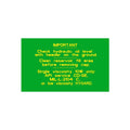 H110923: Fits John Deere H110923 Hydraulic Reservoir Label – Genuine OEM