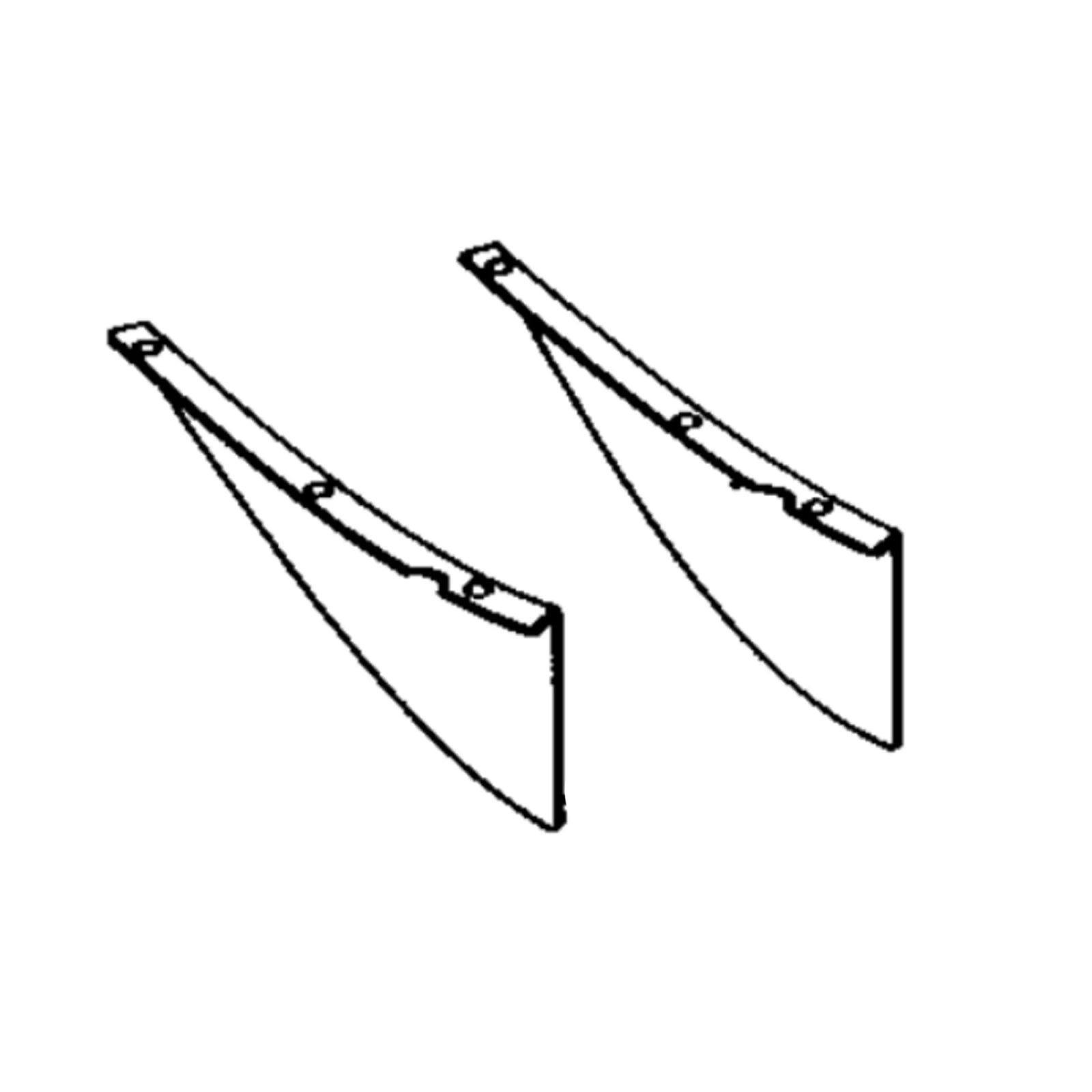 H114535: H114535: Right Side Straw Chopper Plate Vane