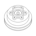H131170: John Deere H131170 Separator and Cleaning Unit Drive Pulley