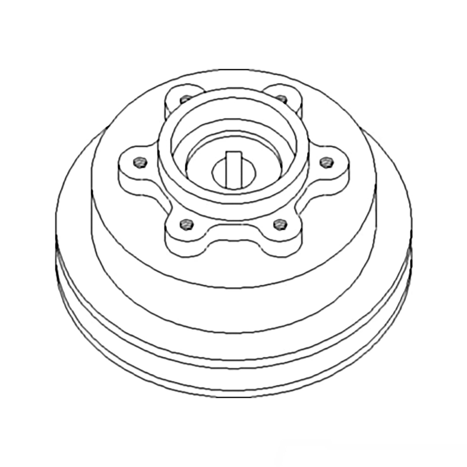 H131170: John Deere H131170 Separator and Cleaning Unit Drive Pulley