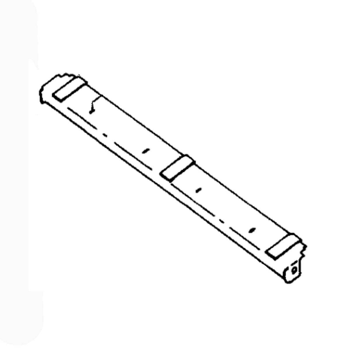 H145462: Fits John Deere H145462 Feeder House Strip Wear Angle – Genuine OEM
