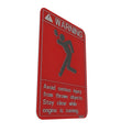 H149096: John Deere H149096 Projectile Warning Label
