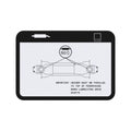 H150434: Fits John Deere H150434 Lateral Tilt Feederhouse Lubricant Label – Genuine OEM