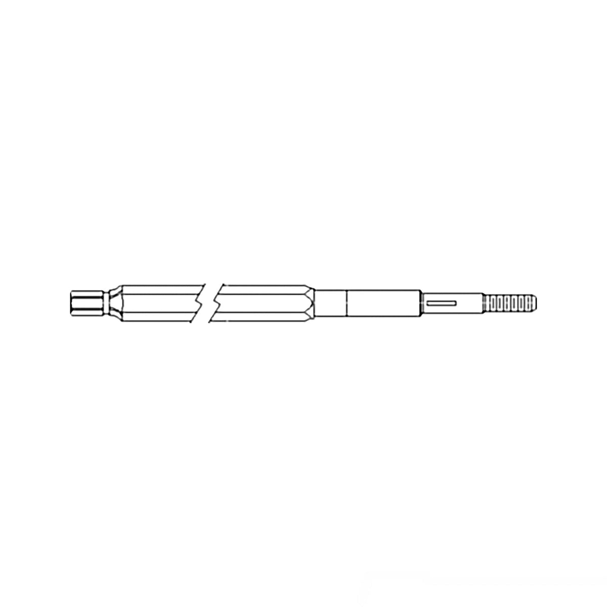 H151566: Fits John Deere H151566 Feeder House Upper Shaft – Genuine OEM