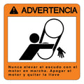 H156230: Fits John Deere H156230 Spanish Warning Sign – Genuine OEM