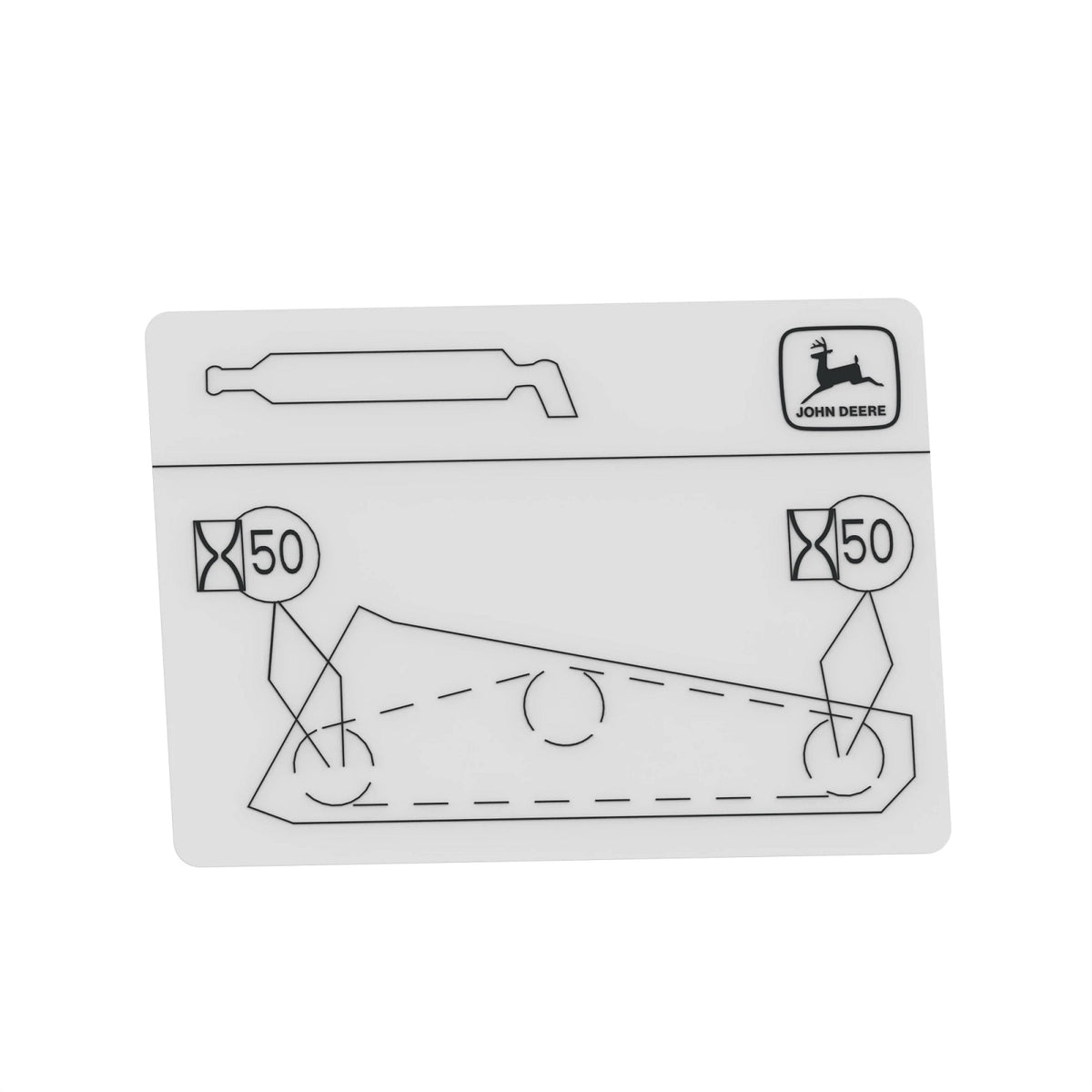 H158840: H158840: Feederhouse Variable Speed Drive Label