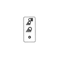 H161940: H161940: Work Lights Rocker Button Label