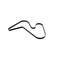 H163515: John Deere H163515 Engine Auxiliary Drive V-Belt, Effective Length 2210 mm (87 inch)