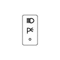 H168390: John Deere H168390 Park Lights Label