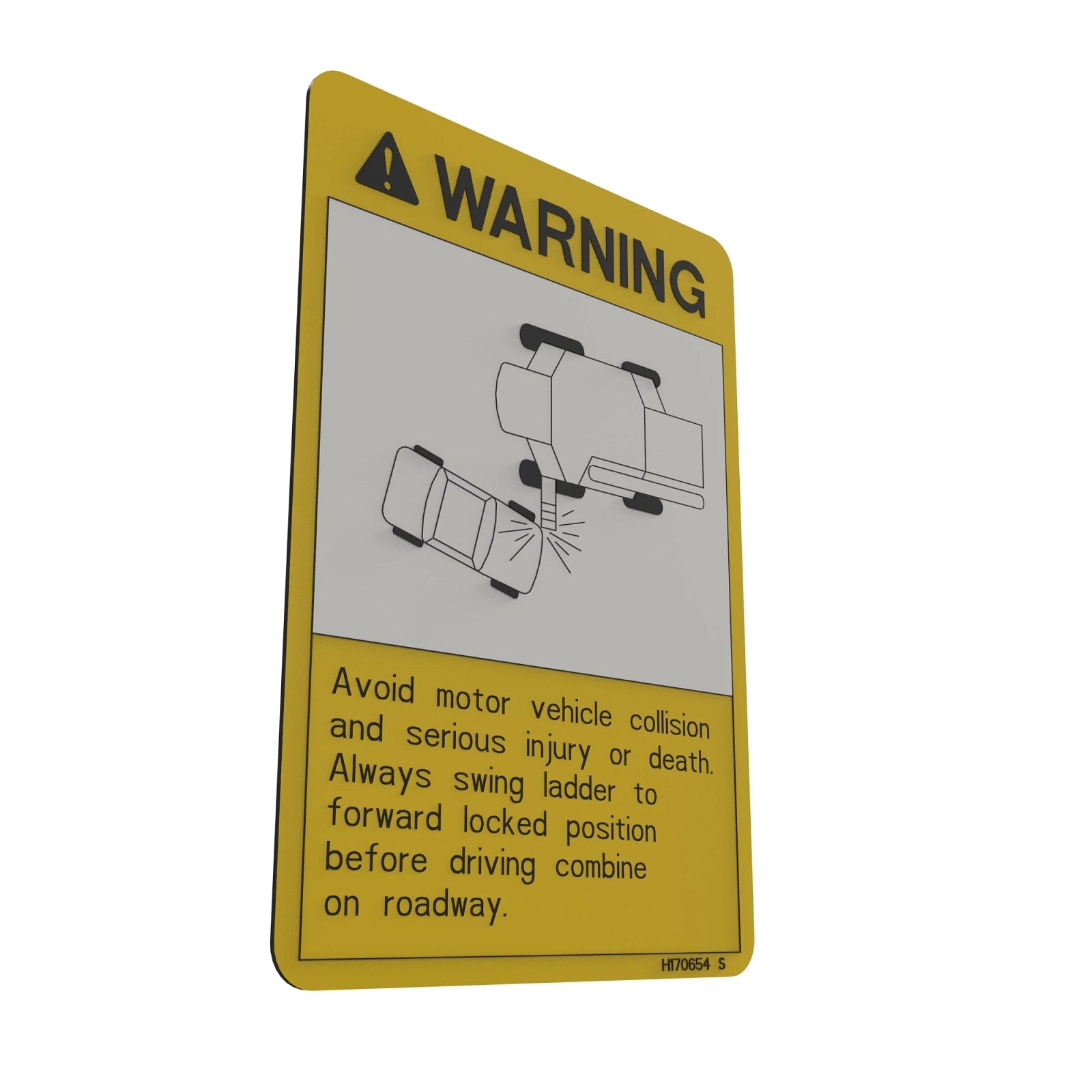 H170654: Fits John Deere H170654 Ladder Transport Position Label – Genuine OEM
