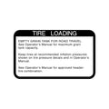 H173111: Fits John Deere H173111 Tire Loading Label – Genuine OEM