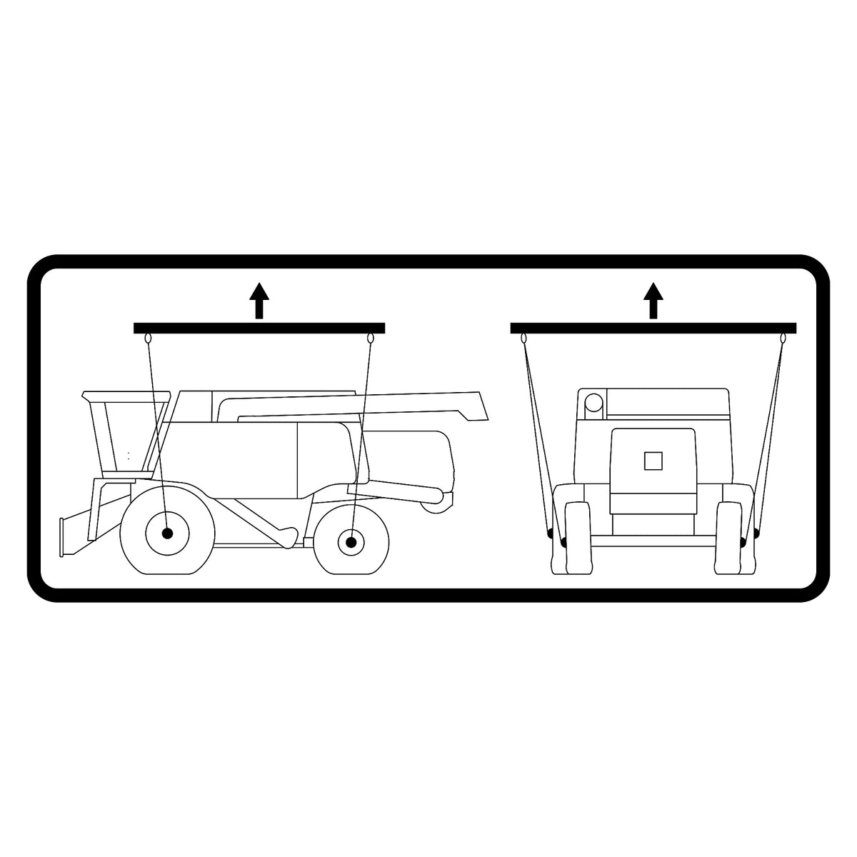 H203395: H203395: Label, Lifting Instruction