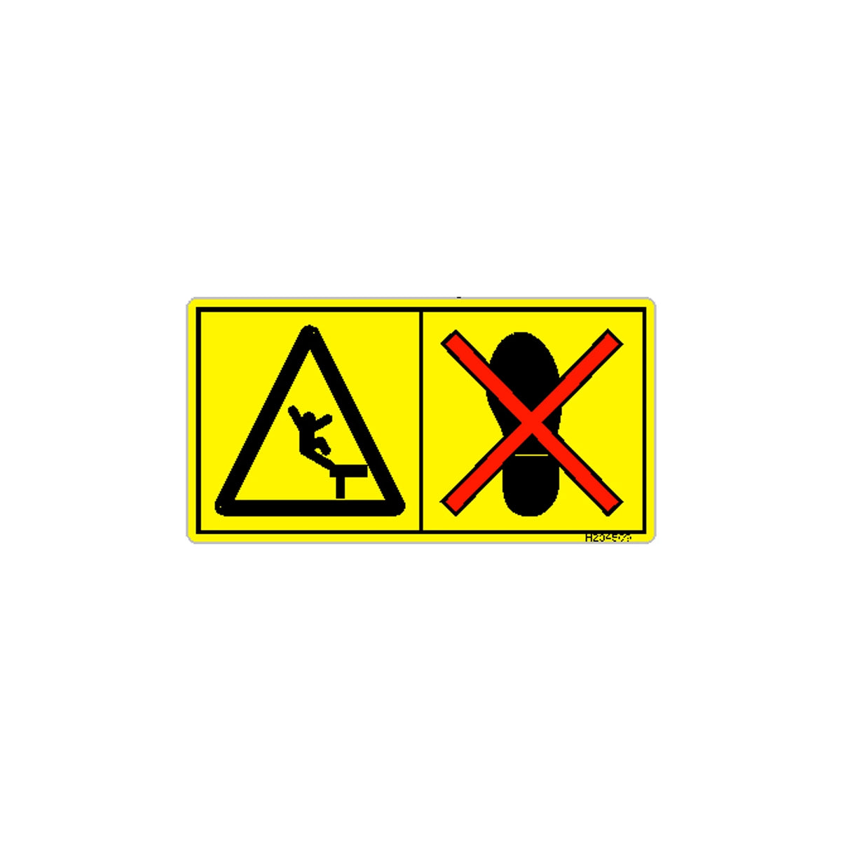 H204509: Fits John Deere H204509 Warning Safety Sign – Genuine OEM