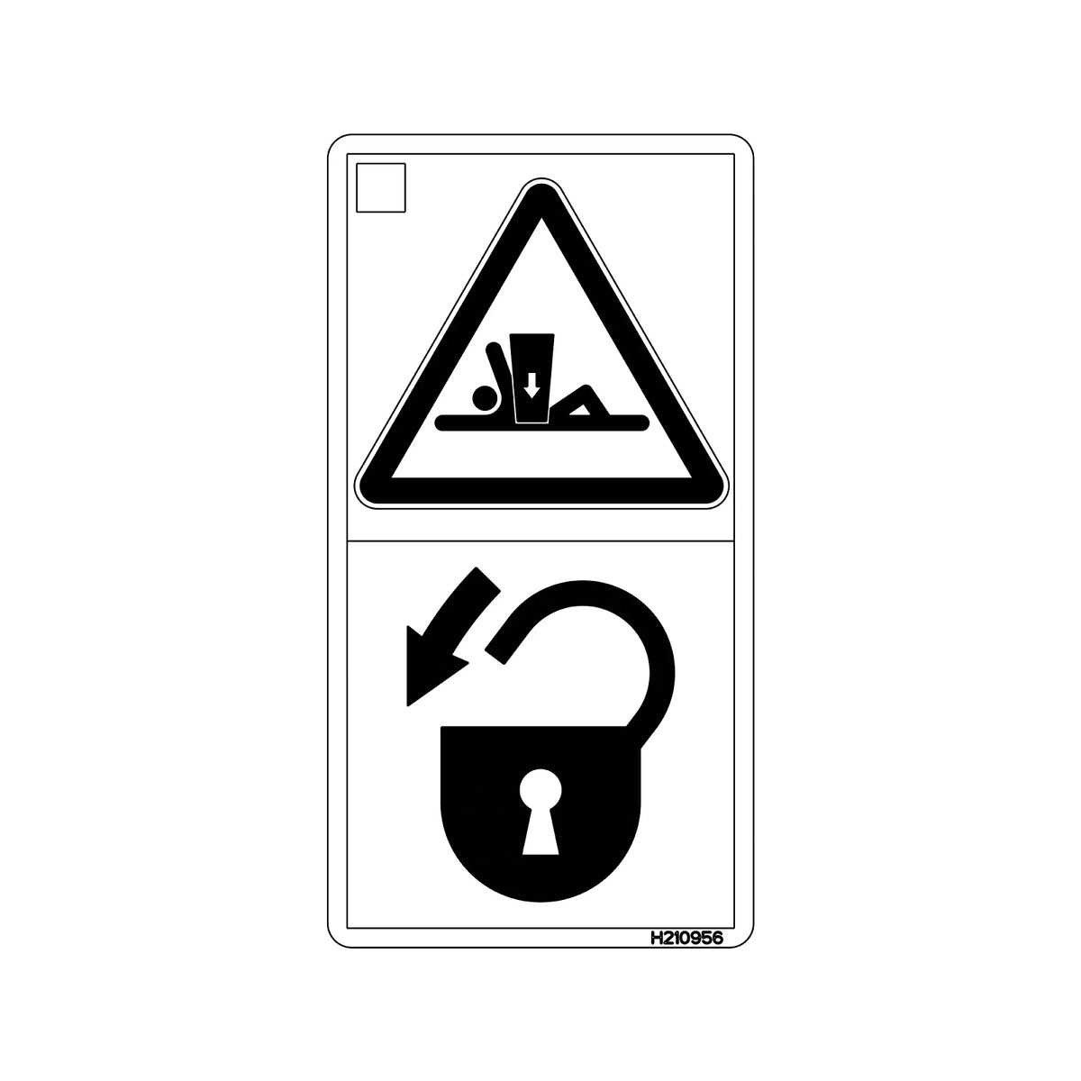 H210956: Fits John Deere H210956 Label – Genuine OEM
