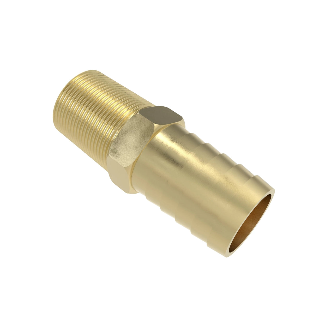 H23196: John Deere H23196 Male Threaded Connector Hose Fitting