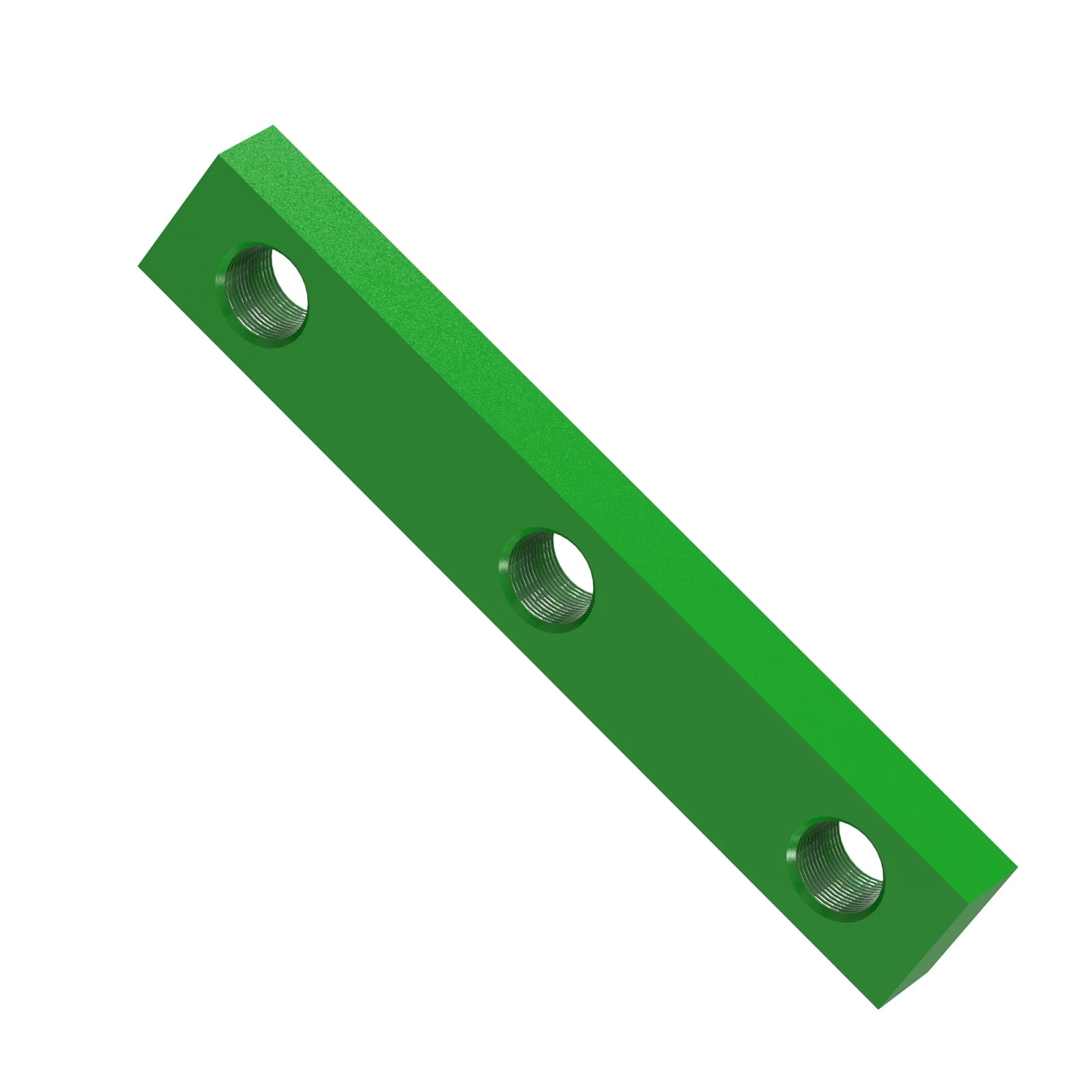HXE121393: Fits John Deere HXE121393 Cutterhead Drum Knife Threaded Bar Plate – Genuine OEM