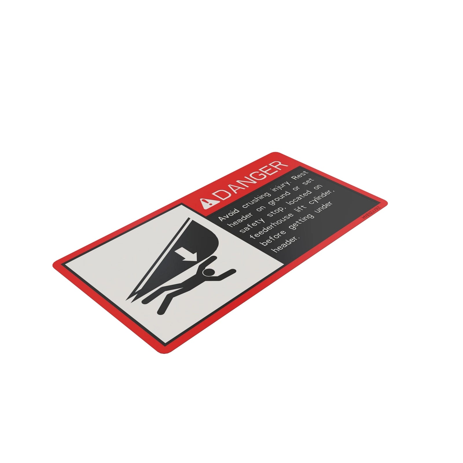 HXE123792: Fits John Deere HXE123792 Danger Sign Label – Genuine OEM
