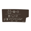HXE126616: Fits John Deere HXE126616 Command Arm Label – Genuine OEM
