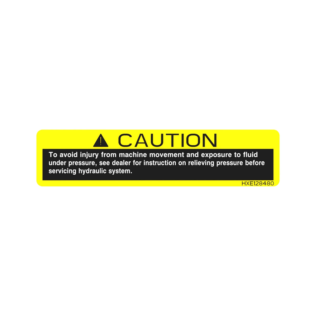 HXE128480: Fits John Deere HXE128480 Label – Genuine OEM