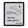 HXE159667: Fits John Deere HXE159667 E Clutch Nut torque Label – Genuine OEM