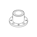 HXE18194: Fits John Deere HXE18194 Left Side Lower Pivot – Genuine OEM