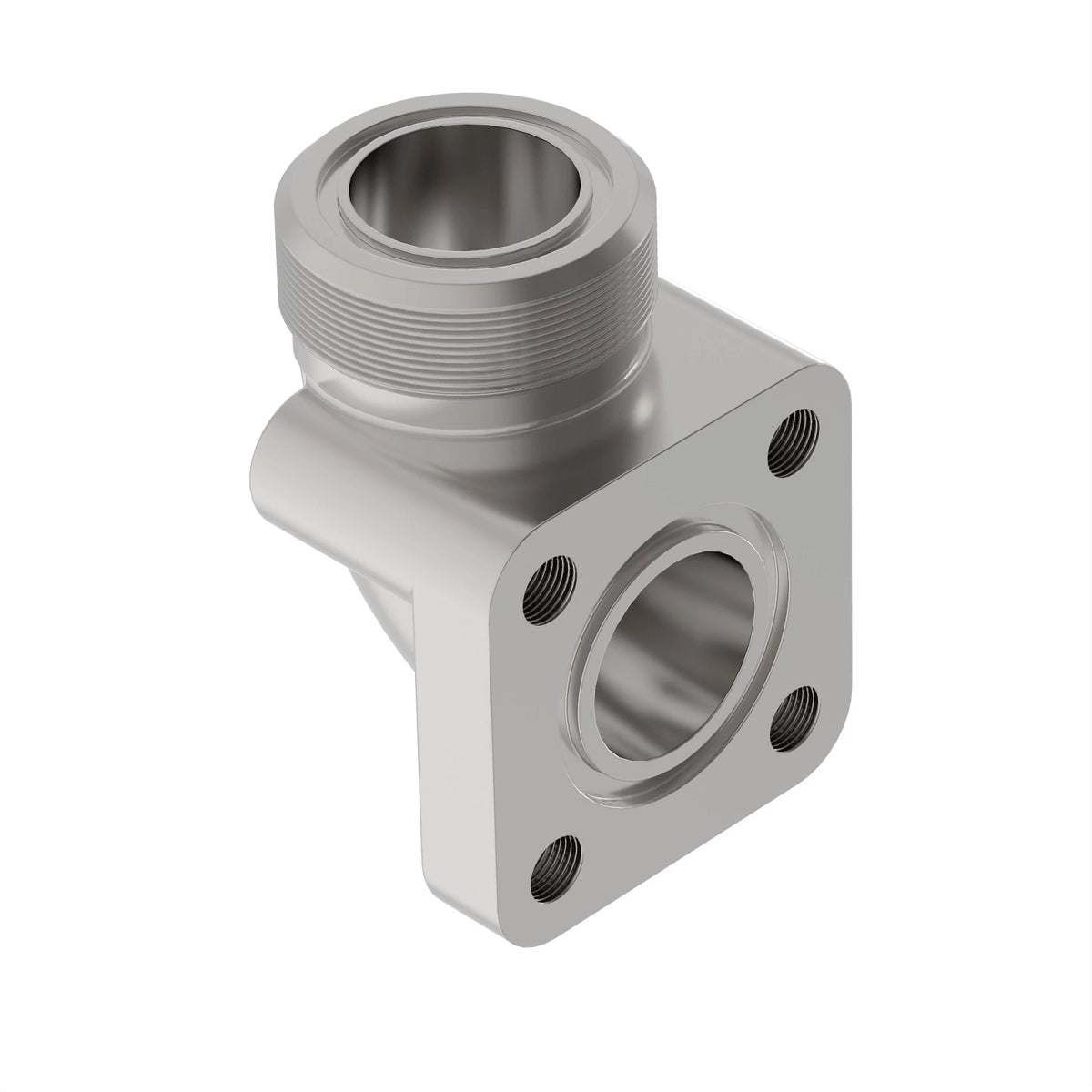 HXE64809: Fits John Deere HXE64809 90 Degree Flange Fitting – Genuine OEM