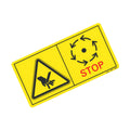 HXE86102: Fits John Deere HXE86102 Cutting Spinning Danger Label – Genuine OEM