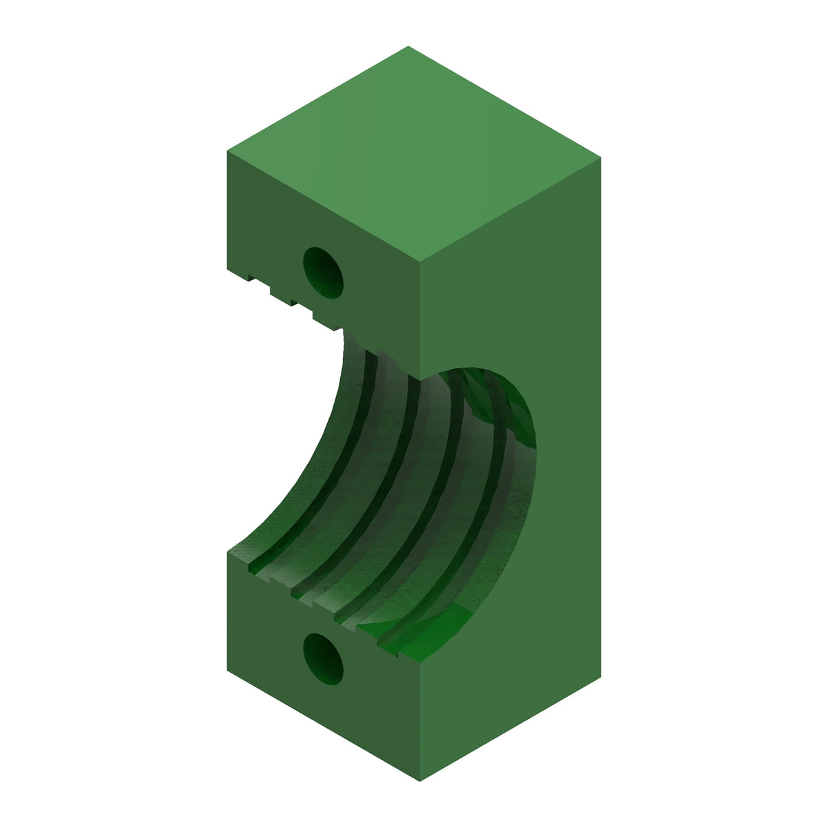 HXE86156: Fits John Deere HXE86156 1-Diameter Block Clamp – Genuine OEM