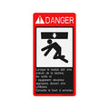 HXE91025: Fits John Deere HXE91025 Safety Sign, Danger, Area of Unsave – Genuine OEM