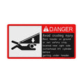 HXE94581: Fits John Deere HXE94581 Safety Stop Sign – Genuine OEM