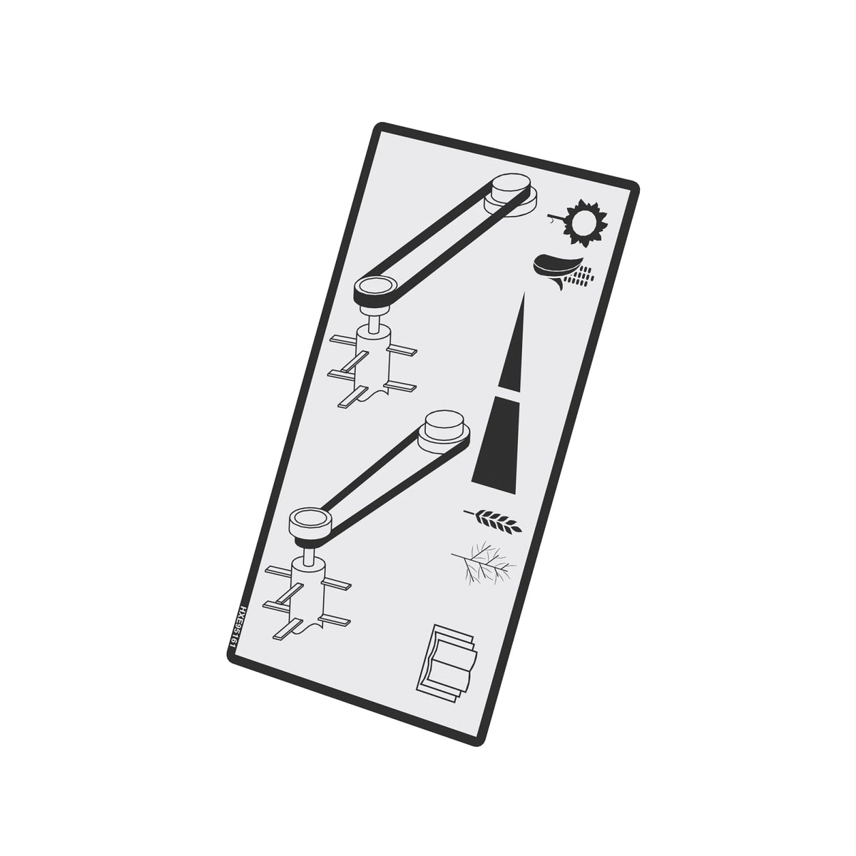 HXE95161: Fits John Deere HXE95161 Label – Genuine OEM