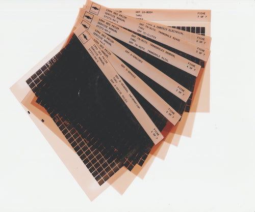 1994 Chevrolet Geo Prizm Workshop Service Repair Manual Microfiche Slides
