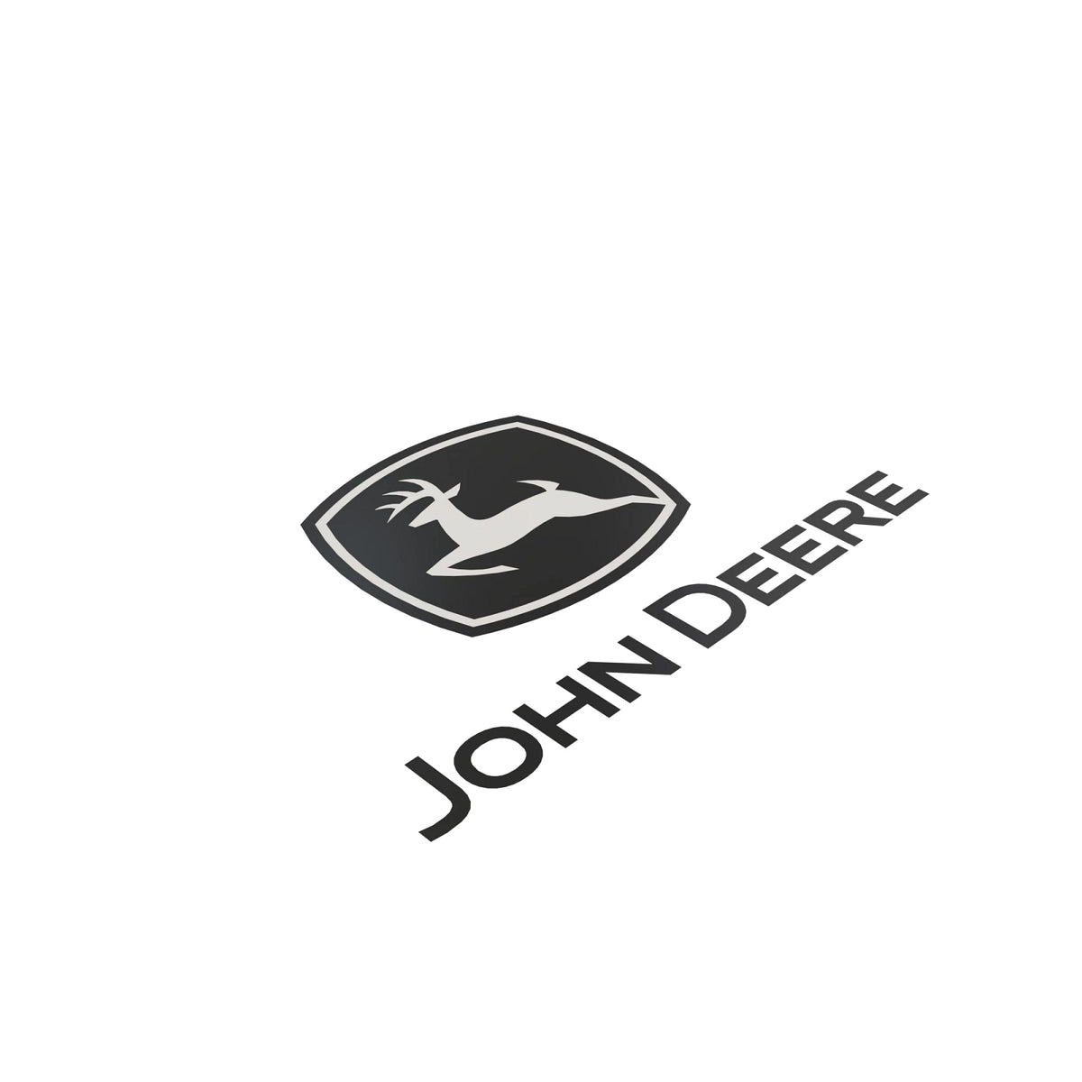 JD5775: Fits John Deere JD5775 Vertical Composite Trademark Label – Genuine OEM