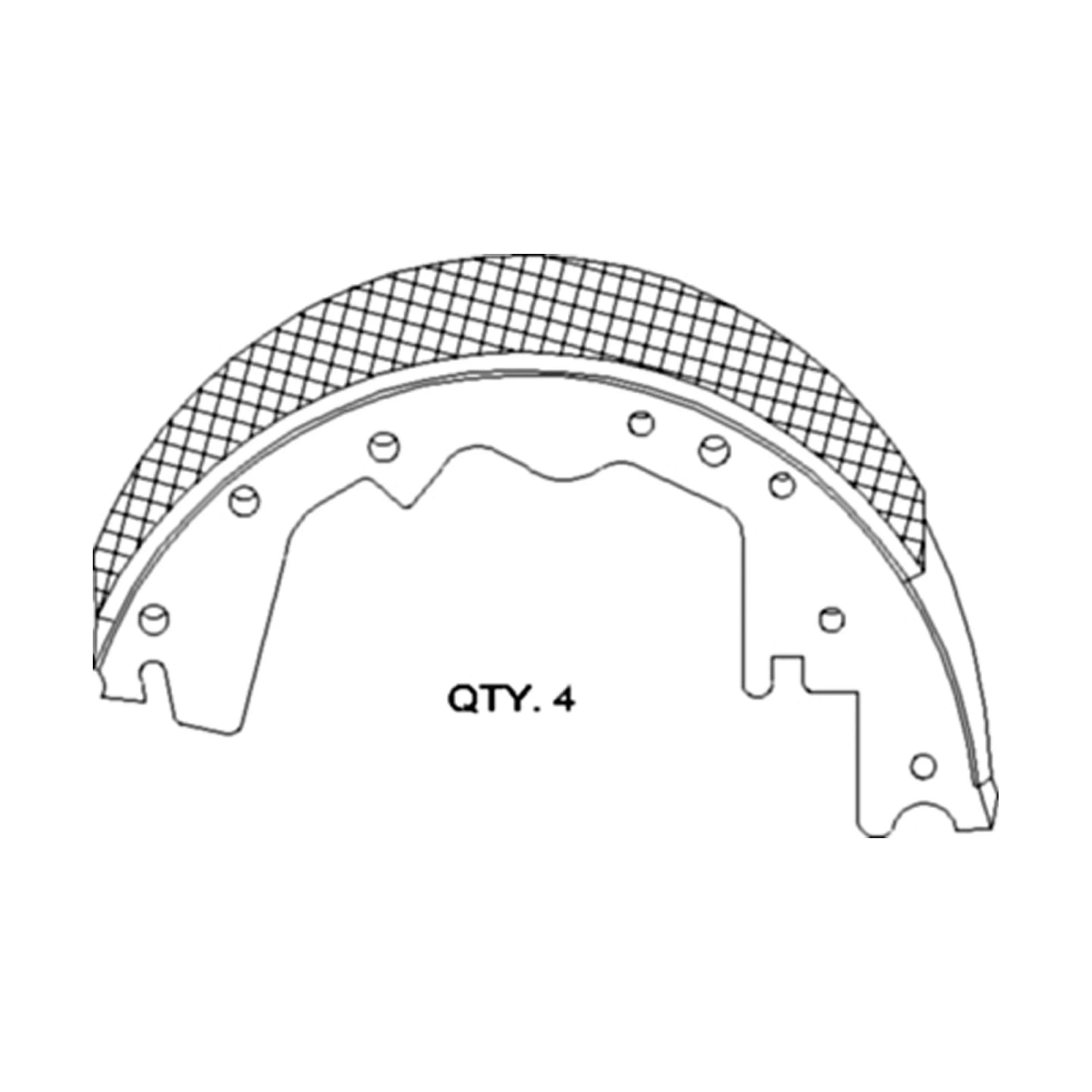 JXAH132840: Fits John Deere JXAH132840 Brake Shoe – Genuine OEM