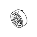 KV17093: Fits John Deere KV17093 1 1/2" Collar Ring – Genuine OEM