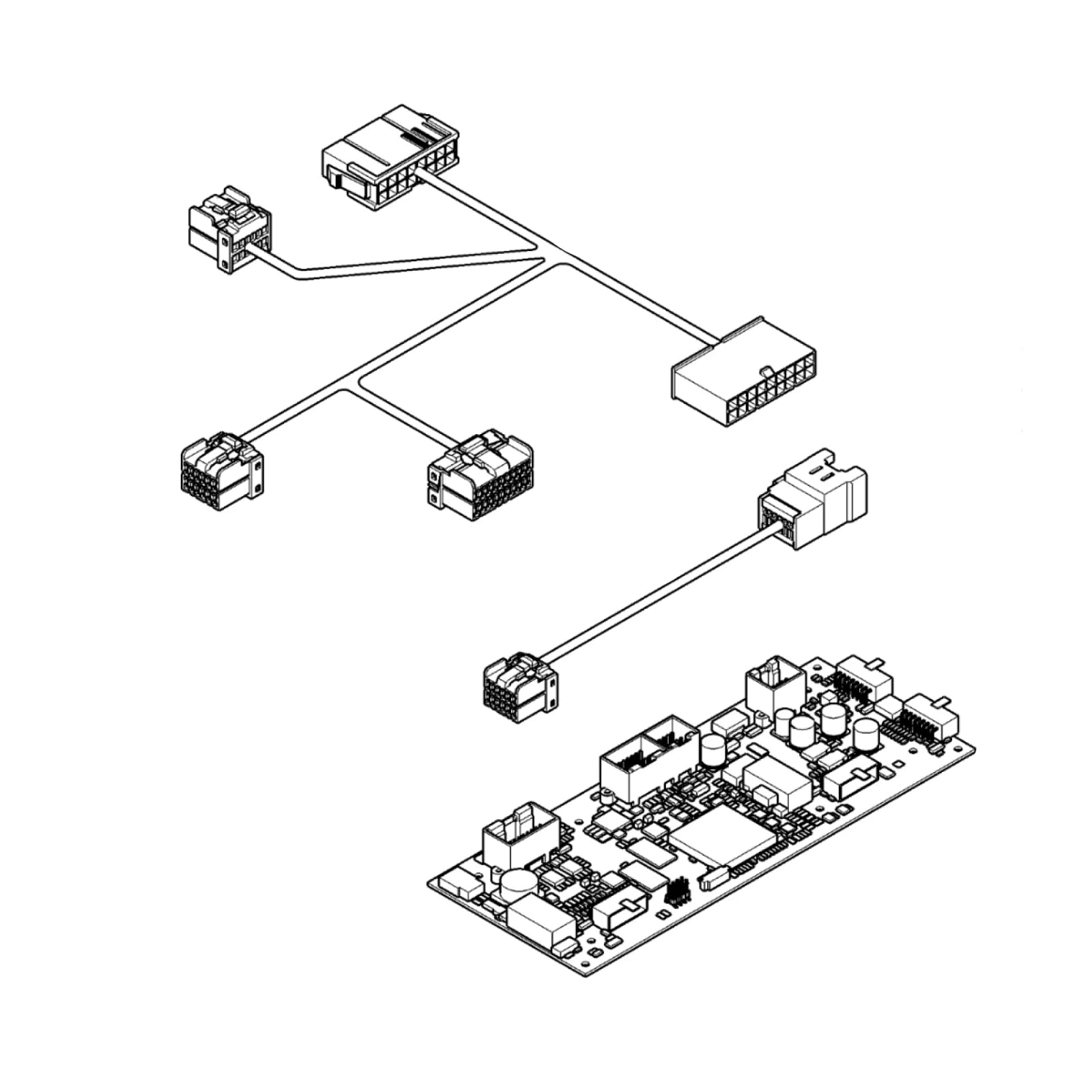 KXE10165: John Deere KXE10165 Display Panel Vehicle Controller, Right Side