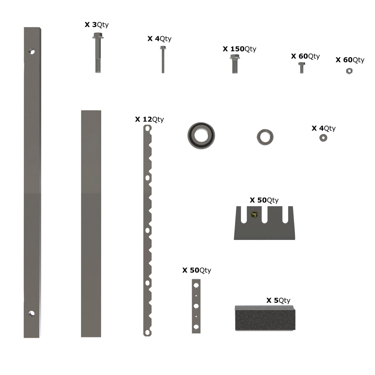 KXE11246: Fits John Deere KXE11246 Grass Service Kit for Self-Propelled Forage Harvester (SPFH) 8000/9000 Series, Standard Body – Genuine OEM