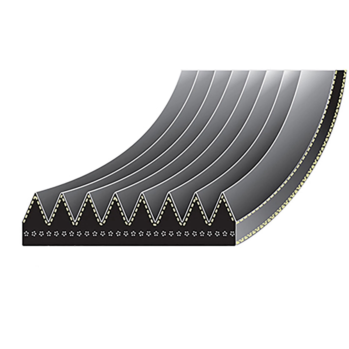 L110609: Fits John Deere L110609 PK Section V-Belt for Engine Auxiliaries, Effective Length 2315 mm (91.1 inch) – Genuine OEM