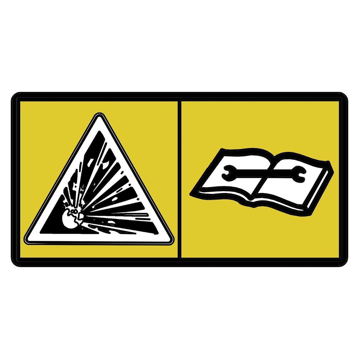 L113583: L113583: Thermal Combustion Safety Label