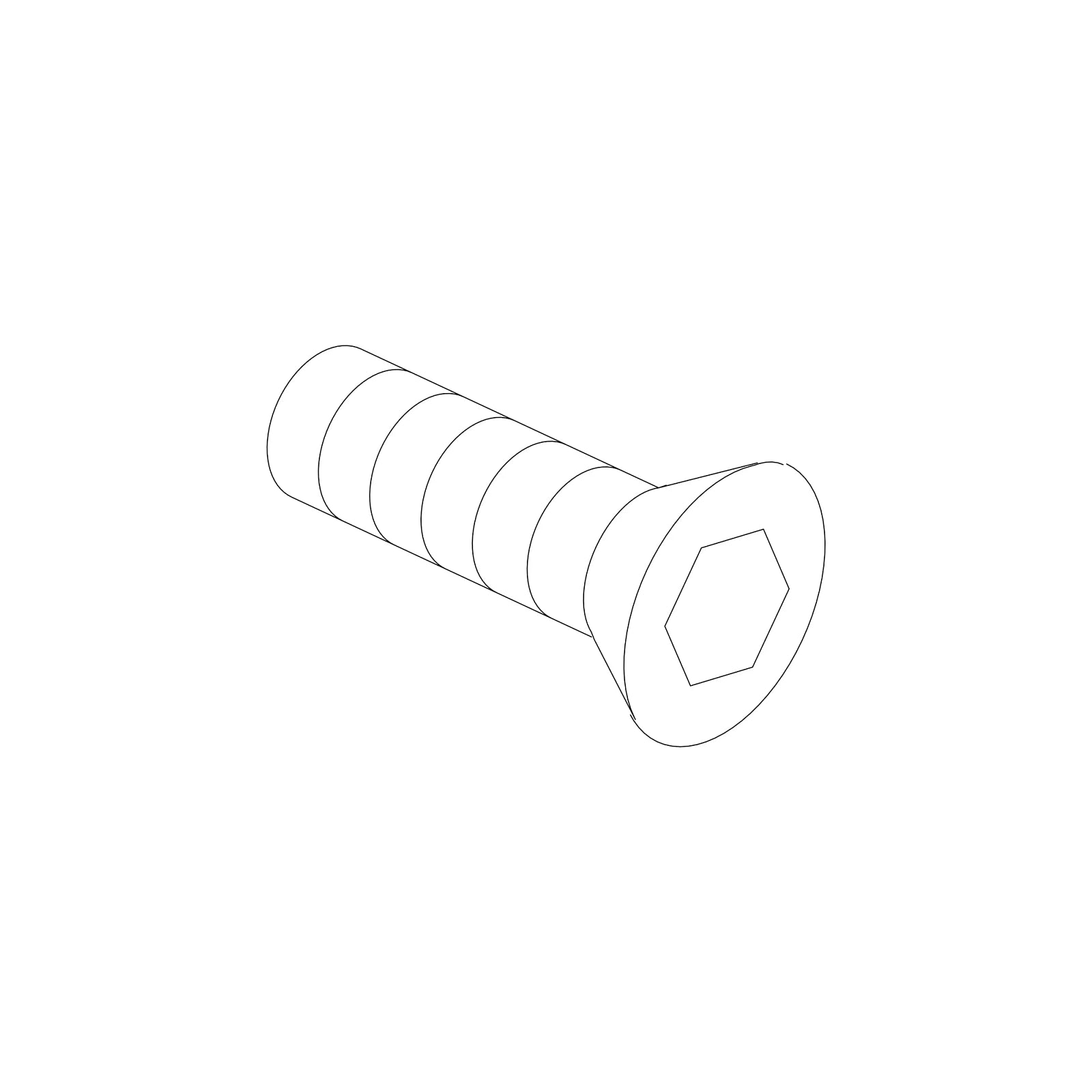 L157625: Fits John Deere L157625 Countersunk Head Screw – Genuine OEM