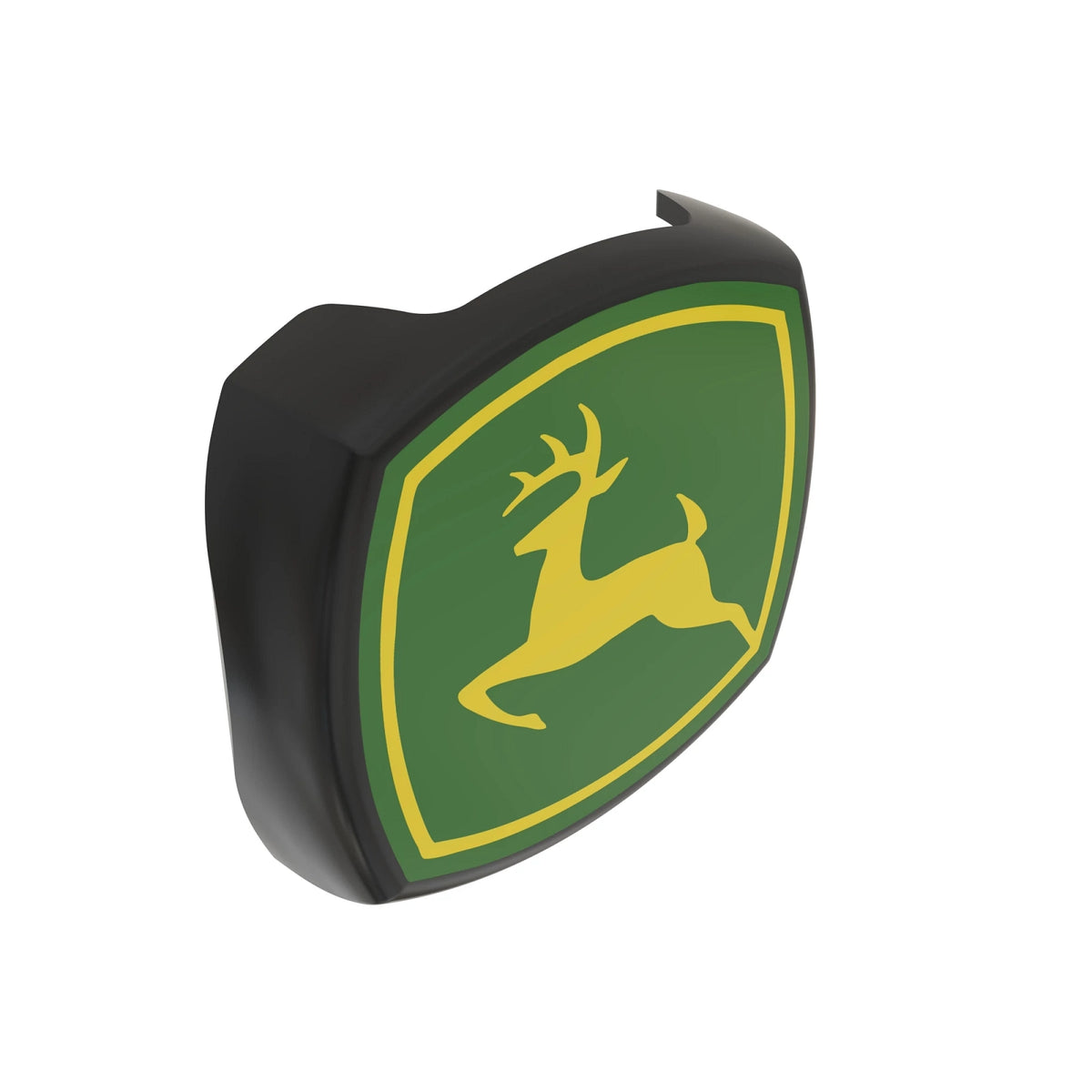 L175019: Fits John Deere L175019 Trademark Leaping Deer™ Medallion, Yellow – Genuine OEM