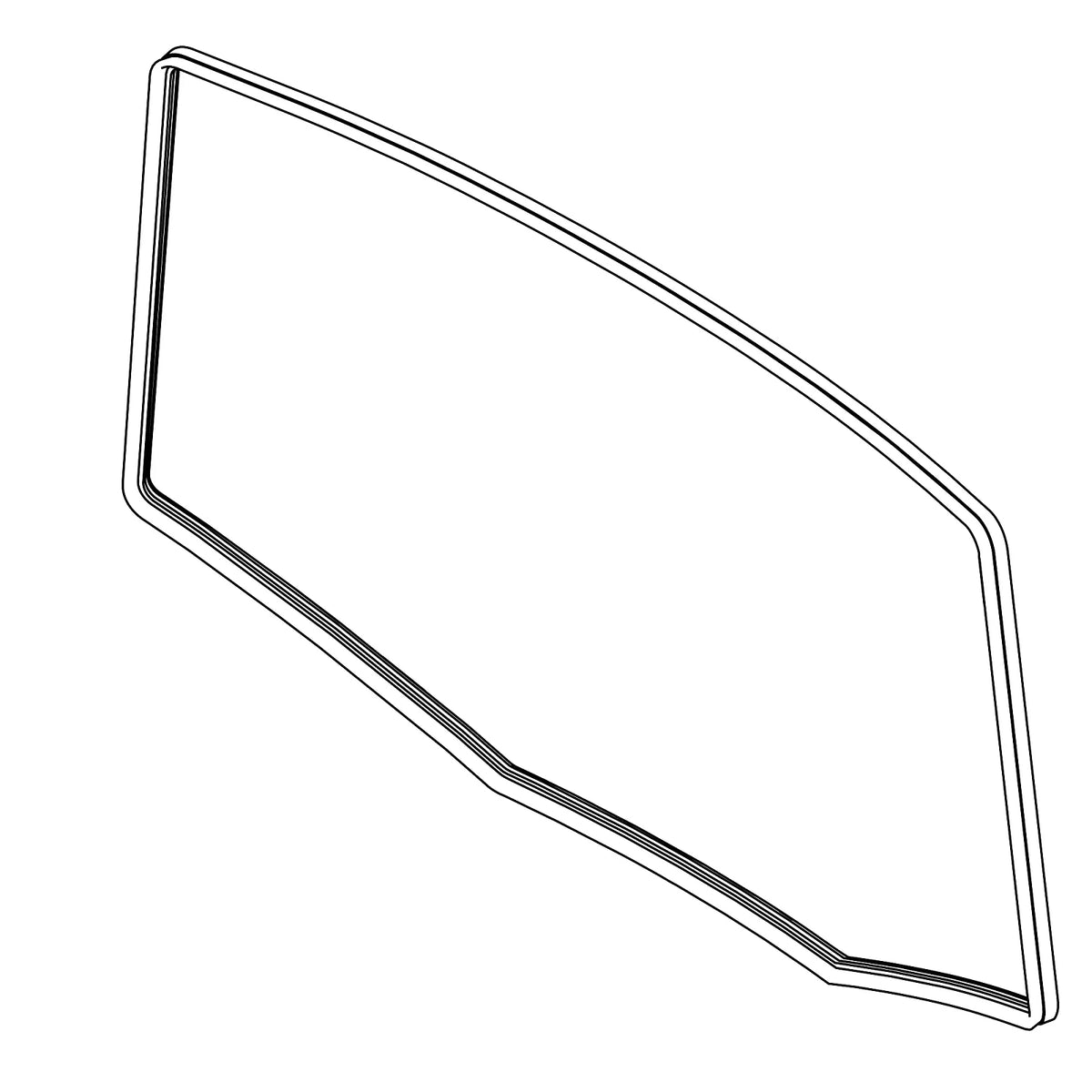 L203554: Fits John Deere L203554 Rear Window Weatherstrip – Genuine OEM