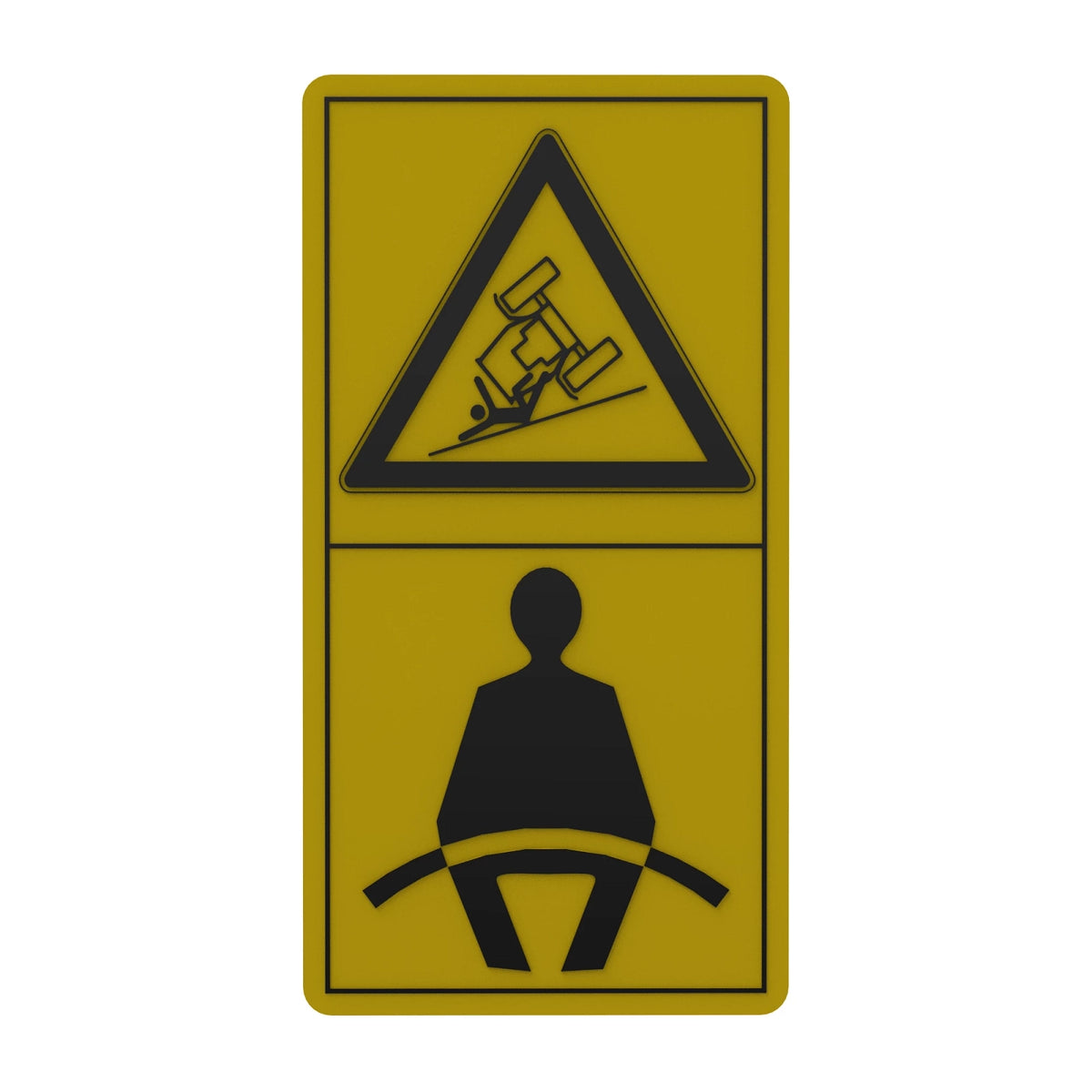 L216591: Fits John Deere L216591 Sign Use Seat Belt Safety Label – Genuine OEM