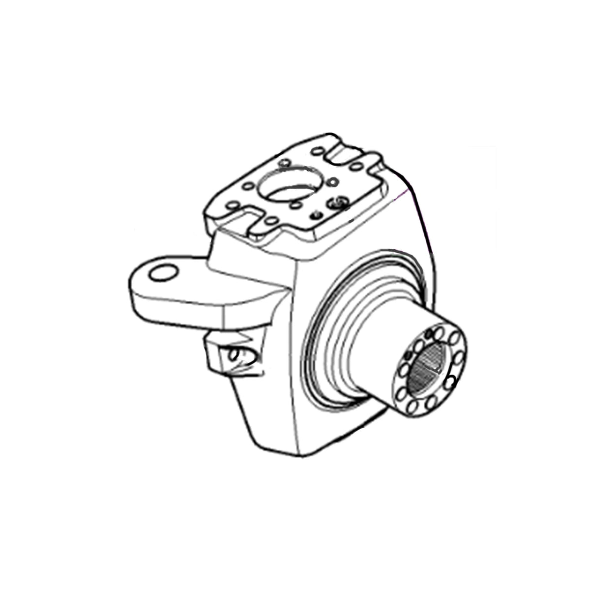 L220018: Fits John Deere L220018 Knuckle Housing, Left Side – Genuine OEM