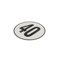 L63262: L63262: 40 Km per Hour Label