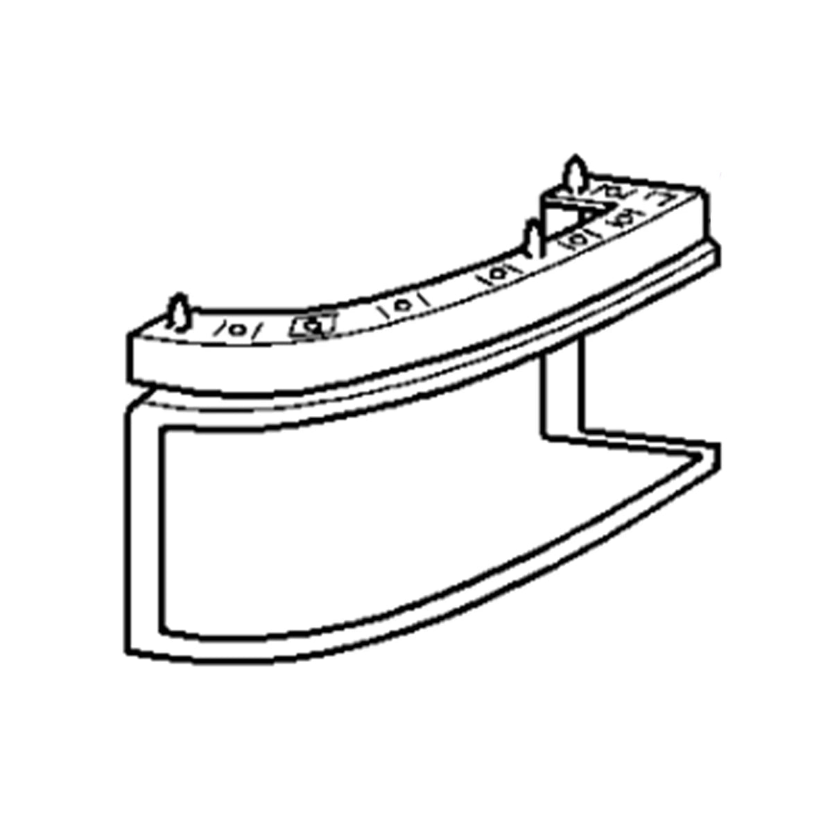 L80034: Fits John Deere L80034 Front Grille Upper Frame – Genuine OEM