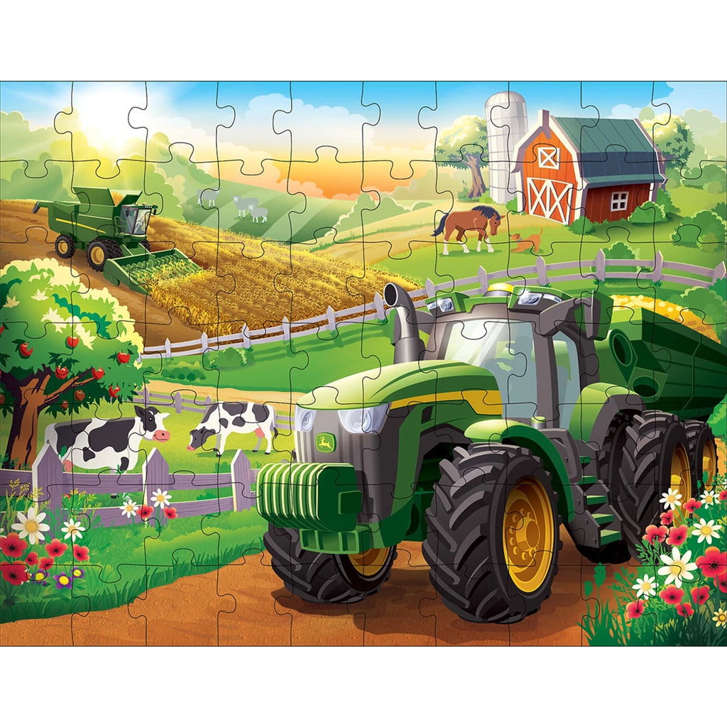 LP79642: John Deere Kids 70 Piece Puzzle - LP79642