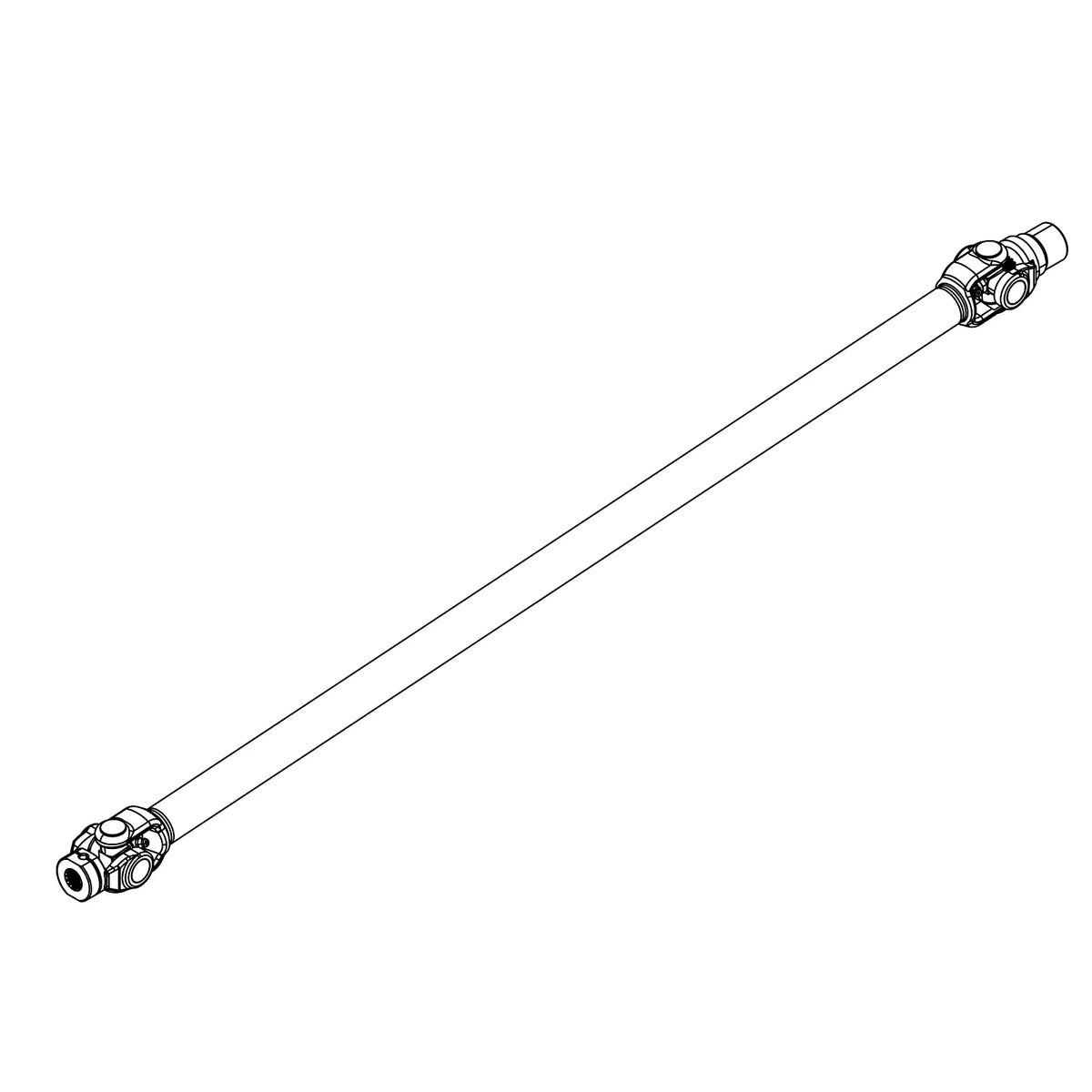 LVA16298: Fits John Deere LVA16298 Utility Tractor Front Axle Universal Driveshaft – Genuine OEM