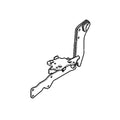 LVA18862: Fits John Deere LVA18862 Right Side Rail Raw Weldment – Genuine OEM